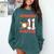 Awesome Since 2015 11 Year Old Boys Bday Baseball Theme Comfort Colors Sweatshirt Chalky Mint
