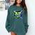 Awesome 67 Baseball Drip Effect Baseball 6-7 Meme Graphic Comfort Colors Sweatshirt Chalky Mint
