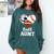 Ball Aunt Heart Football Baseball Hockey Game Day Comfort Colors Sweatshirt Chalky Mint