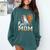Ball Mom Heart Basketball Baseball Mom Premium Comfort Colors Sweatshirt Chalky Mint Ball Mom Heart Basketball Baseball Mom Premium Comfort Colors Sweatshirt Chalky Mint
