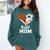 Ball Mom Heart Soccer Basketball Baseball Football Mom Comfort Colors Sweatshirt Chalky Mint