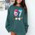 Baseball 67 Ice Cream Drip Six Seven Boys Comfort Colors Sweatshirt Chalky Mint Baseball 67 Ice Cream Drip Six Seven Boys Comfort Colors Sweatshirt Chalky Mint