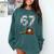 Baseball 67 Six Seven Meme 6-7 Drip Baseball Boys Men Comfort Colors Sweatshirt Chalky Mint
