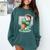 Baseball Boys Ice Cream Drip Baseball Boys Youth Mint Choco Comfort Colors Sweatshirt Chalky Mint