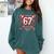 Baseball Candy Cane Drip 6 7 Six Seven Meme Christmas Boys Comfort Colors Sweatshirt Chalky Mint