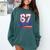 Baseball Drip 67 Meme Six Seven 6-7 Gen Alpha Slang Comfort Colors Sweatshirt Chalky Mint