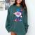 Baseball Drip 8th 8 Year Old Birthday Boys Pitcher Player Comfort Colors Sweatshirt Chalky Mint