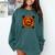 Baseball Drip Angry Lava Slime Ball Graphic Comfort Colors Sweatshirt Chalky Mint