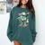 Baseball Drip For Boys Ice Cream Drip Baseball Comfort Colors Sweatshirt Chalky Mint