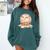 Baseball Drip Ice Cream Melting Illustration Comfort Colors Sweatshirt Chalky Mint Baseball Drip Ice Cream Melting Illustration Comfort Colors Sweatshirt Chalky Mint