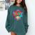 Baseball Drip Jersey Number 67 For Players & 67th Birthday Premium Tri-Blend Comfort Colors Sweatshirt Chalky Mint
