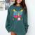 Baseball Drip Number 67 Player 67th Birthday Meme Gen Alpha Comfort Colors Sweatshirt Chalky Mint