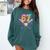 Baseball Drip Number 67 Player Comfort Colors Sweatshirt Chalky Mint Baseball Drip Number 67 Player Comfort Colors Sweatshirt Chalky Mint
