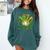 Baseball Drip St Patricks Day Boys Baseball St Patricks Day Comfort Colors Sweatshirt Chalky Mint