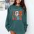 Baseball Football Basketball I Survived 100 Days Of School Comfort Colors Sweatshirt Chalky Mint