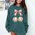 Baseball Girls Women Coquette Pink Bow Baseball Comfort Colors Sweatshirt Chalky Mint Baseball Girls Women Coquette Pink Bow Baseball Comfort Colors Sweatshirt Chalky Mint