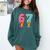 Baseball Ice Cream Drip 6 7 Kids 67 Birthday Comfort Colors Sweatshirt Chalky Mint
