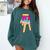 Baseball Ice Cream Drip Home Plate Glove Respect Drip 2 Side Comfort Colors Sweatshirt Chalky Mint