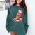 Baseball Ice Cream Drip Youth Strawberry Baseball Red Comfort Colors Sweatshirt Chalky Mint