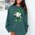 Baseball Icecream Apparel Youth Boy St Patrick's Day Comfort Colors Sweatshirt Chalky Mint