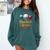 Baseball Lifestyle Drip Comfort Colors Sweatshirt Chalky Mint
