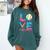 Baseball Love Drip Ice Cream Colorful Baseball Comfort Colors Sweatshirt Chalky Mint