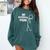Baseball Lover Sad Stick No Baseball Today Comfort Colors Sweatshirt Chalky Mint