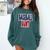 Baseball Mama Dalmatian Spots Baseball Mom Comfort Colors Sweatshirt Chalky Mint