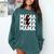 Baseball Mama Baseball Mom Comfort Colors Sweatshirt Chalky Mint