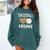 Baseball Mama For Baseball Mom Leopard Game Day Comfort Colors Sweatshirt Chalky Mint