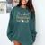 Baseball Mawmaw Leopard Baseball Heart Comfort Colors Sweatshirt Chalky Mint