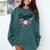 Baseball Mom – Proud Dugout Supporter Comfort Colors Sweatshirt Chalky Mint