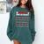 Baseball Mom Alphabet Parent Mama Player Game Sport Fan Comfort Colors Sweatshirt Chalky Mint