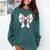 Baseball Mom Coquette Bow Mother's Day Baseball Mom Tees Comfort Colors Sweatshirt Chalky Mint Baseball Mom Coquette Bow Mother's Day Baseball Mom Tees Comfort Colors Sweatshirt Chalky Mint