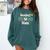 Baseball Mom Cute Retro Look Mothers Will Love Premium Comfort Colors Sweatshirt Chalky Mint