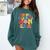 In My Baseball Mom Era Cute Mommy Groovy Comfort Colors Sweatshirt Chalky Mint