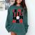 In My Baseball Mom Era Groovy Mom Comfort Colors Sweatshirt Chalky Mint