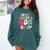 In My Baseball Mom Era Baseball Mama Comfort Colors Sweatshirt Chalky Mint