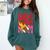 Baseball Mom Game Day Trendy Pink Leopard Mama Comfort Colors Sweatshirt Chalky Mint