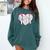 Baseball Mom Heart Comfort Colors Sweatshirt Chalky Mint Baseball Mom Heart Comfort Colors Sweatshirt Chalky Mint