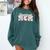 Baseball Mom Mama Mother's Day Player Comfort Colors Sweatshirt Chalky Mint Baseball Mom Mama Mother's Day Player Comfort Colors Sweatshirt Chalky Mint