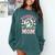 Baseball Mom Mama Mother's Dog In My Baseball Mom Era Comfort Colors Sweatshirt Chalky Mint