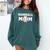 Baseball MOM Mother's Day Baseball Game Cheer Mom Comfort Colors Sweatshirt Chalky Mint Baseball MOM Mother's Day Baseball Game Cheer Mom Comfort Colors Sweatshirt Chalky Mint