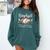 Baseball Mom Like A Normal Mom But Louder & Prouder Women Comfort Colors Sweatshirt Chalky Mint