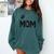 Baseball Mom Number One 1 Mother Baseball Lover Mother's Day Comfort Colors Sweatshirt Chalky Mint Baseball Mom Number One 1 Mother Baseball Lover Mother's Day Comfort Colors Sweatshirt Chalky Mint