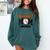 Baseball Mom Orange Varsity Baseball Mama Cute Mother's Day Comfort Colors Sweatshirt Chalky Mint