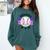 Baseball Mom Sports Mom Proud Baseball Mom Comfort Colors Sweatshirt Chalky Mint