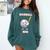 Baseball Mom Sports Quote Comfort Colors Sweatshirt Chalky Mint