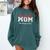 Baseball Mom The Struggle Is Real Comfort Colors Sweatshirt Chalky Mint