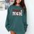 Baseball Mom Tee Mother's Day Mama Mother Holiday Comfort Colors Sweatshirt Chalky Mint